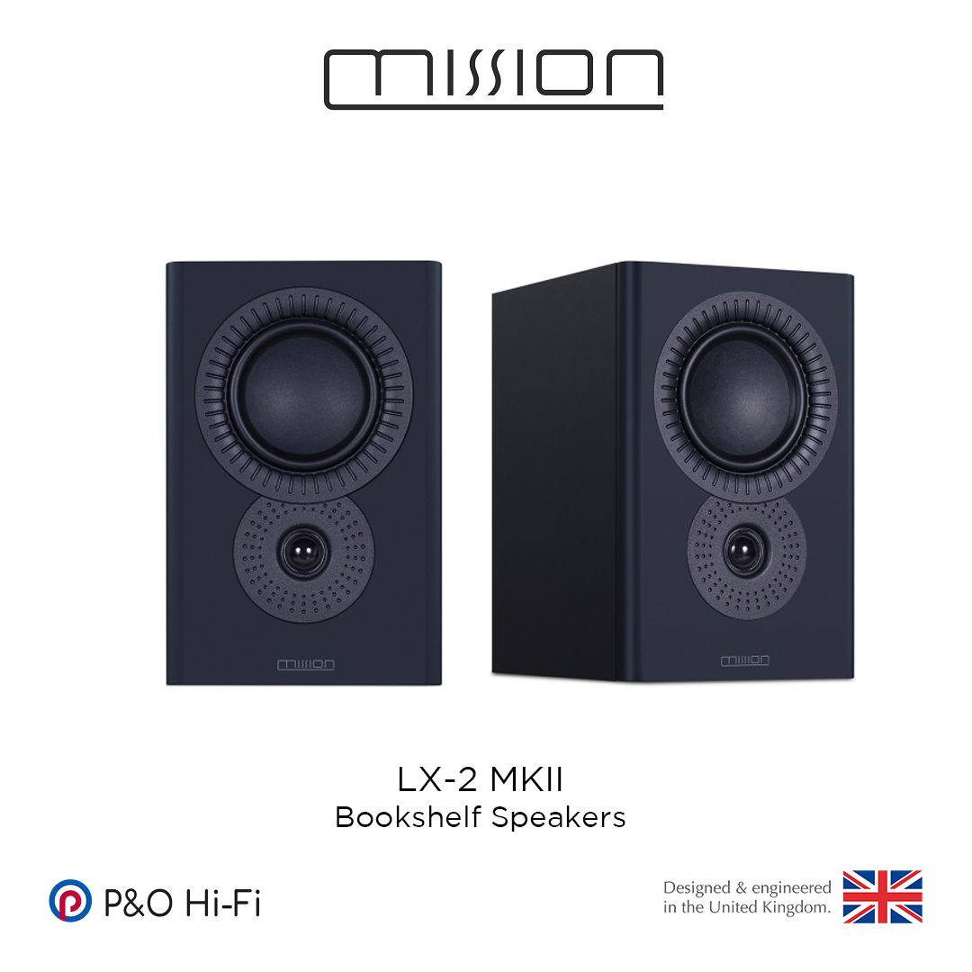 Mission LX-2 MKII 2路分音書架喇叭 【三色】