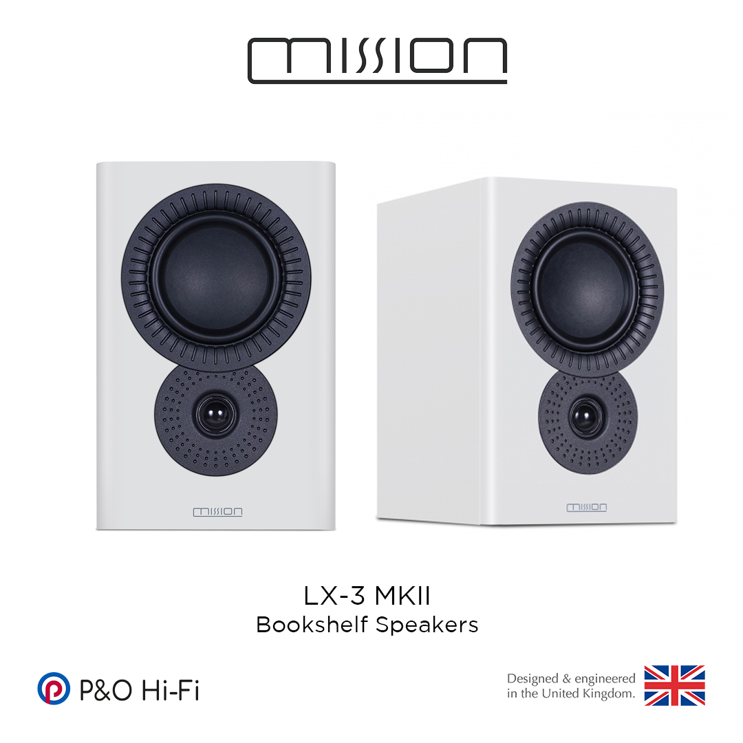 Mission LX-3 MKII 2路分音書架喇叭 【三色】