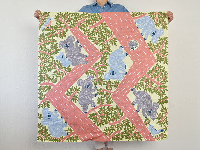 無尾熊 104cm大茶巾 風呂敷｜日本kata kata