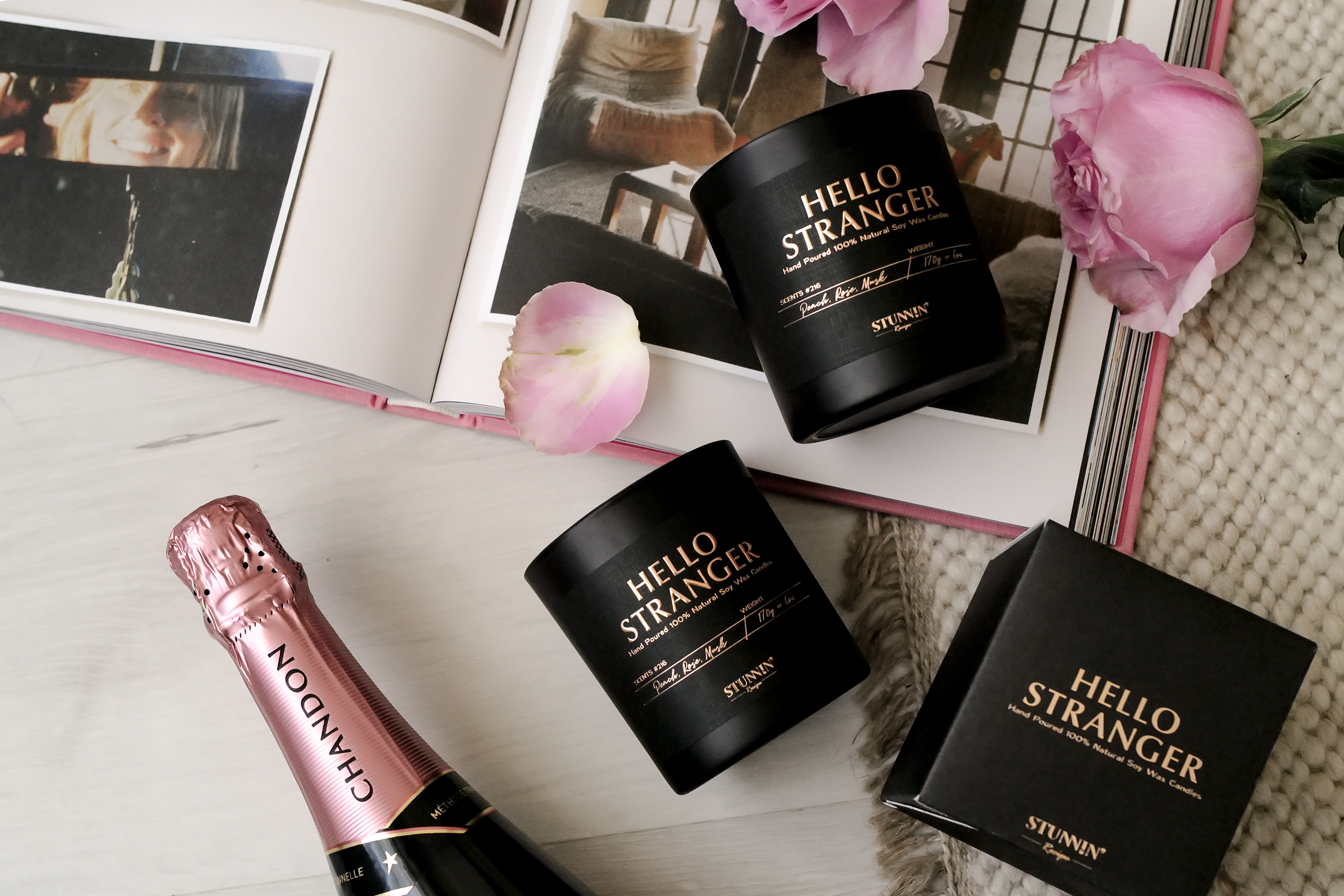 香氛蠟燭- Hello Stranger 慾望之都（麝香玫瑰）