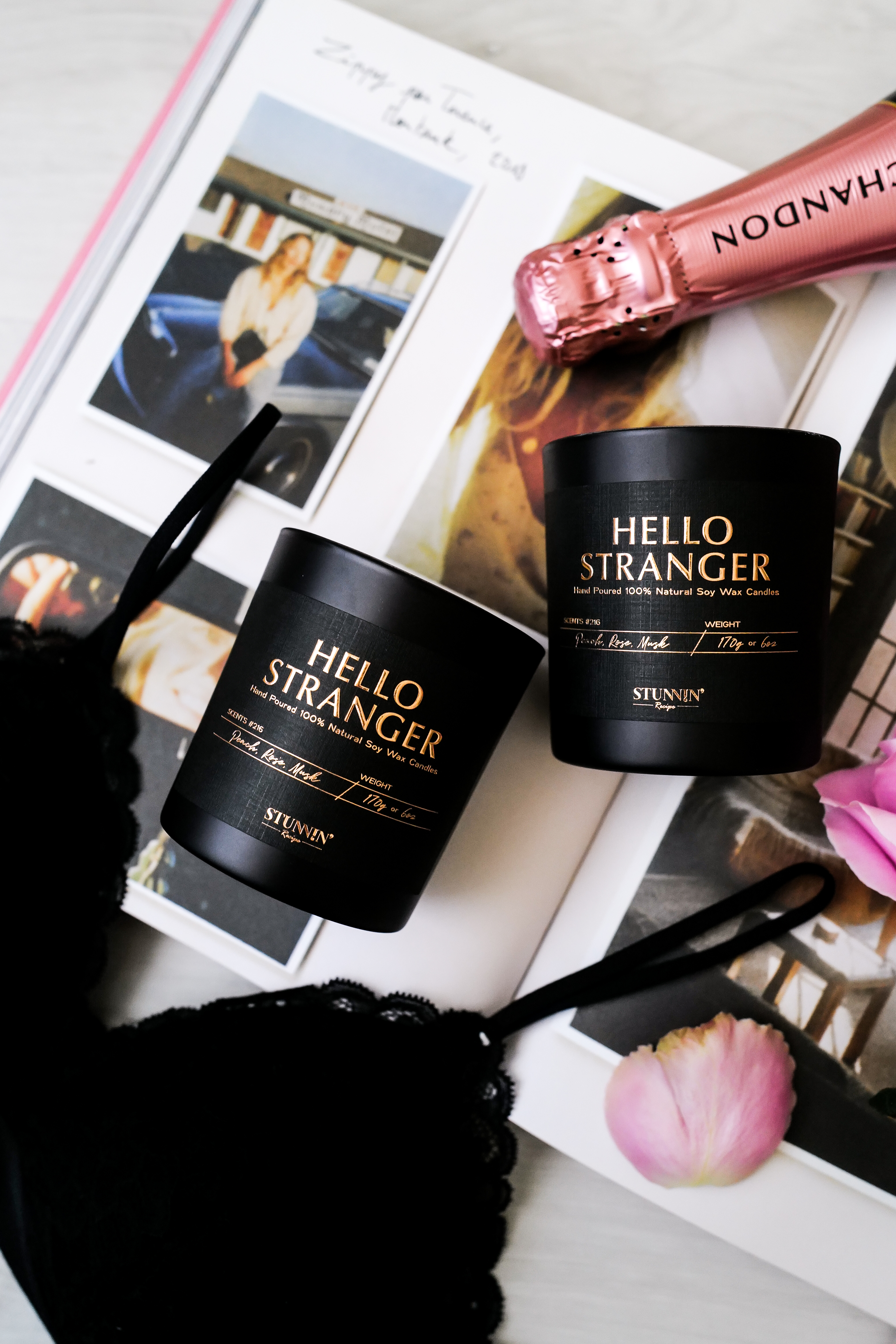 香氛蠟燭- Hello Stranger 慾望之都（麝香玫瑰）