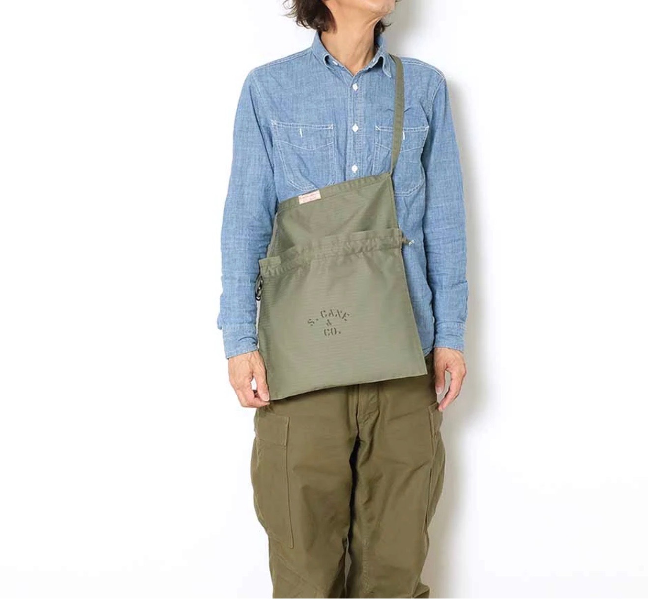 Sugar Cane FICTION ROMANCE 10oz. HERRINGBONE TWILL ARC APRON BAG