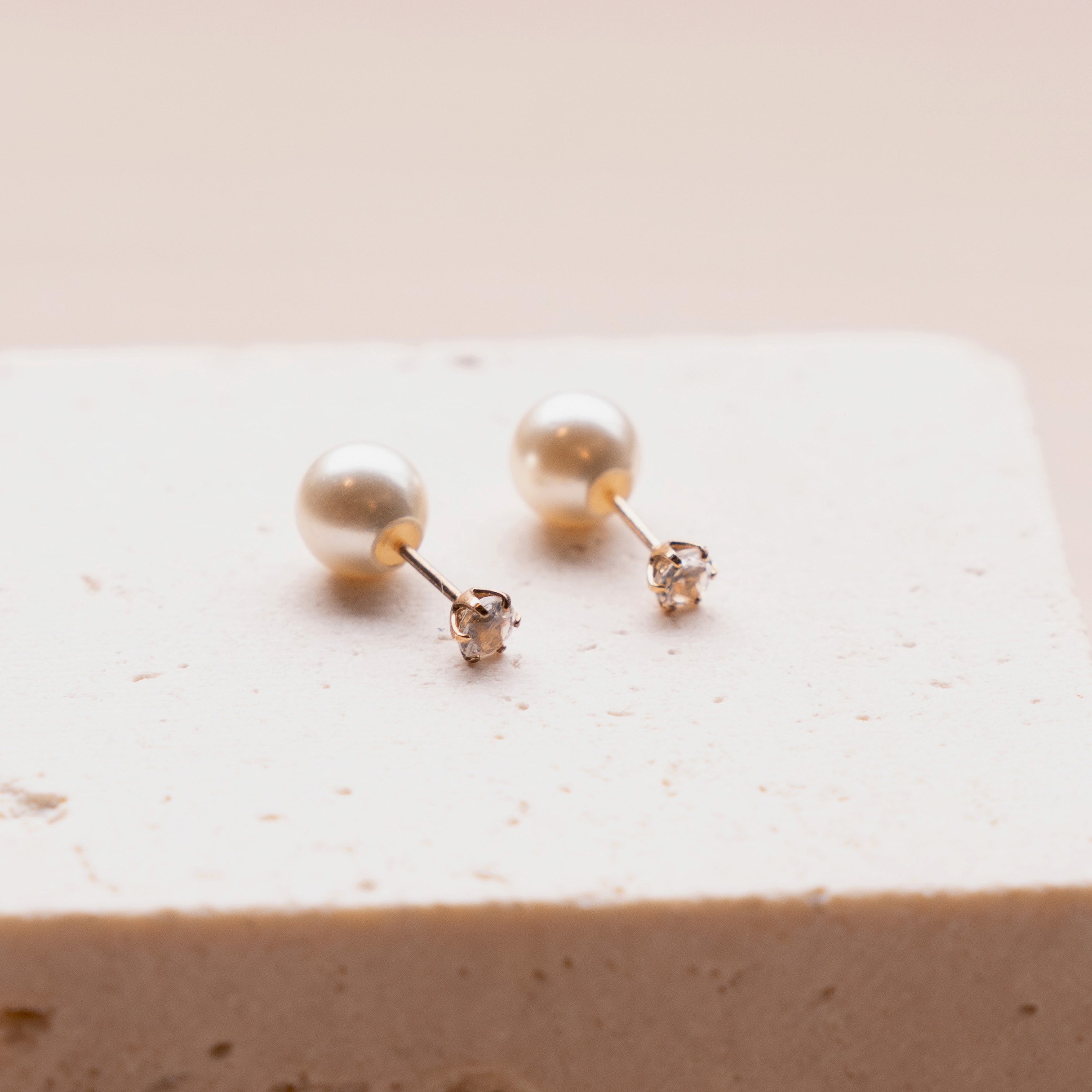 A001 10K金| 月份誕生石耳環