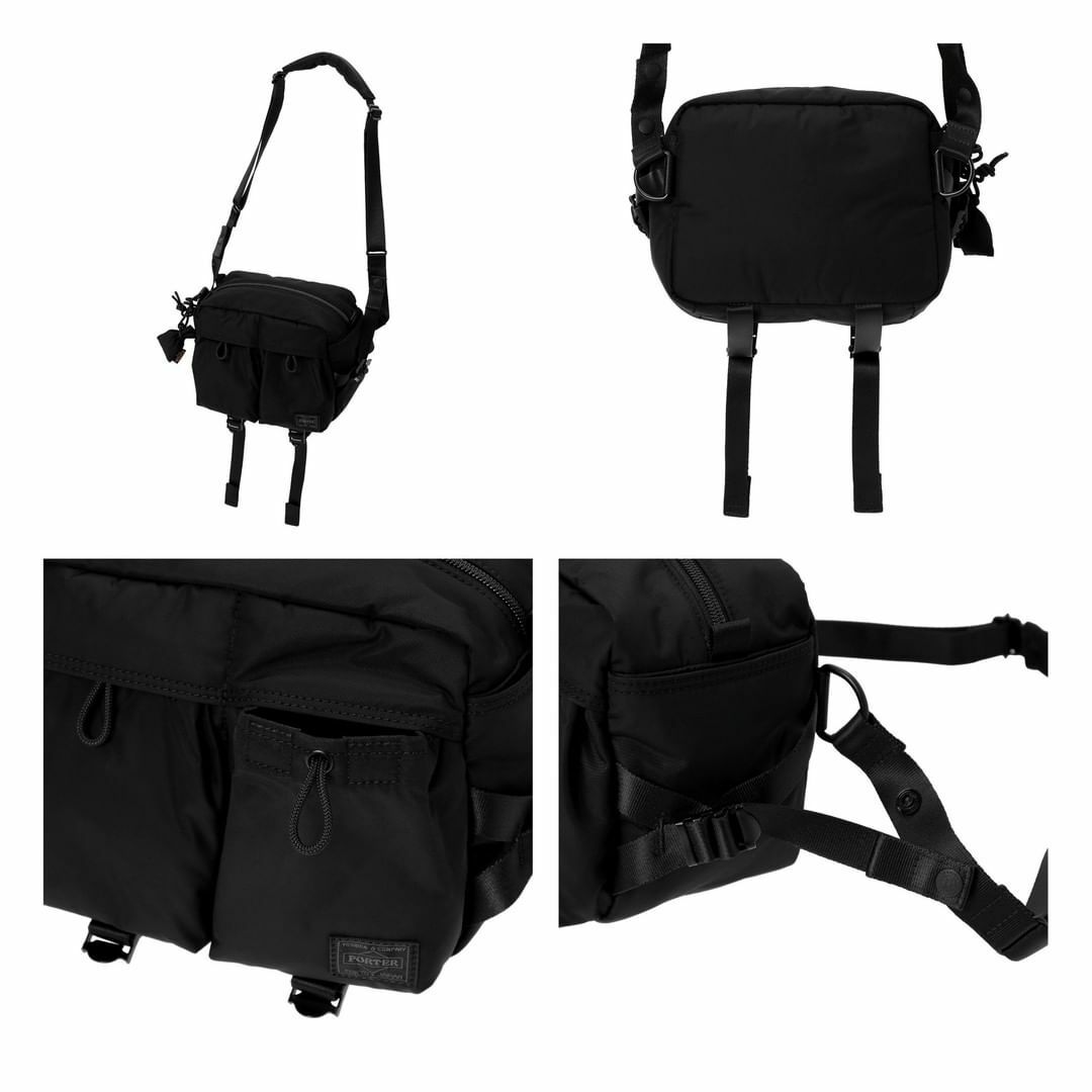 2026SS PORTER SENSES SHOULDER PACK 雙口袋 側背包 腰包 現貨 672-27803