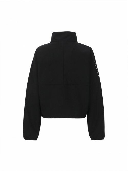 Discovery 輕量 短版 運動 女 訓練 外套 黑色 DWTR91023-BKS