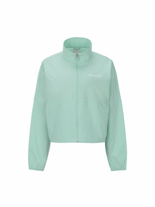 Discovery 輕量 短版 運動 女 訓練 外套 薄荷綠 DWTR91023-MTL