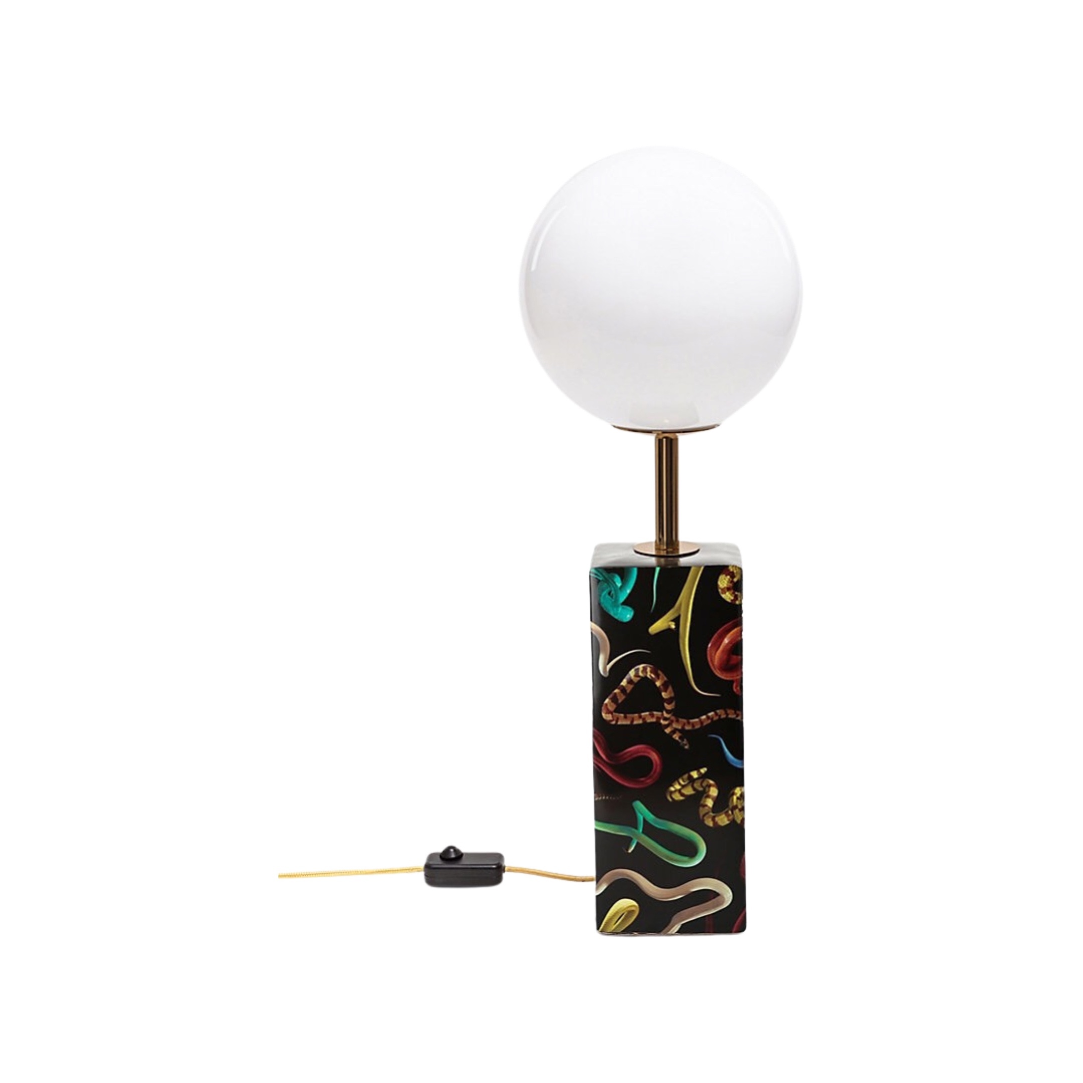 Seletti Toiletpaper Porcelain LED Table Lamp Snakes