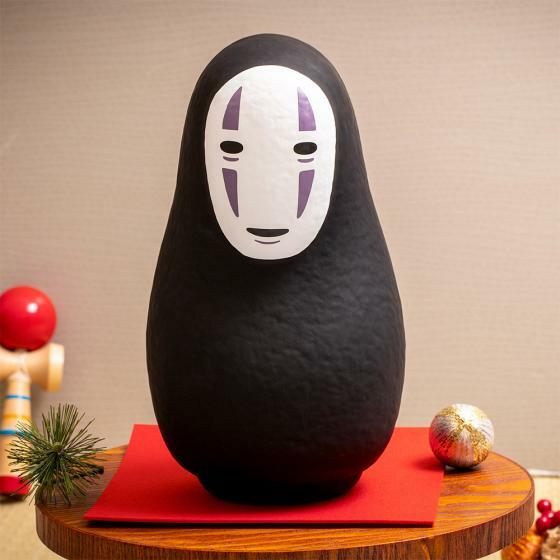 日本の紙工芸 だるま 千と千尋の神隠し カオナシ
