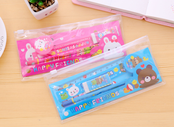 韓版學生文具5件套裝 A285