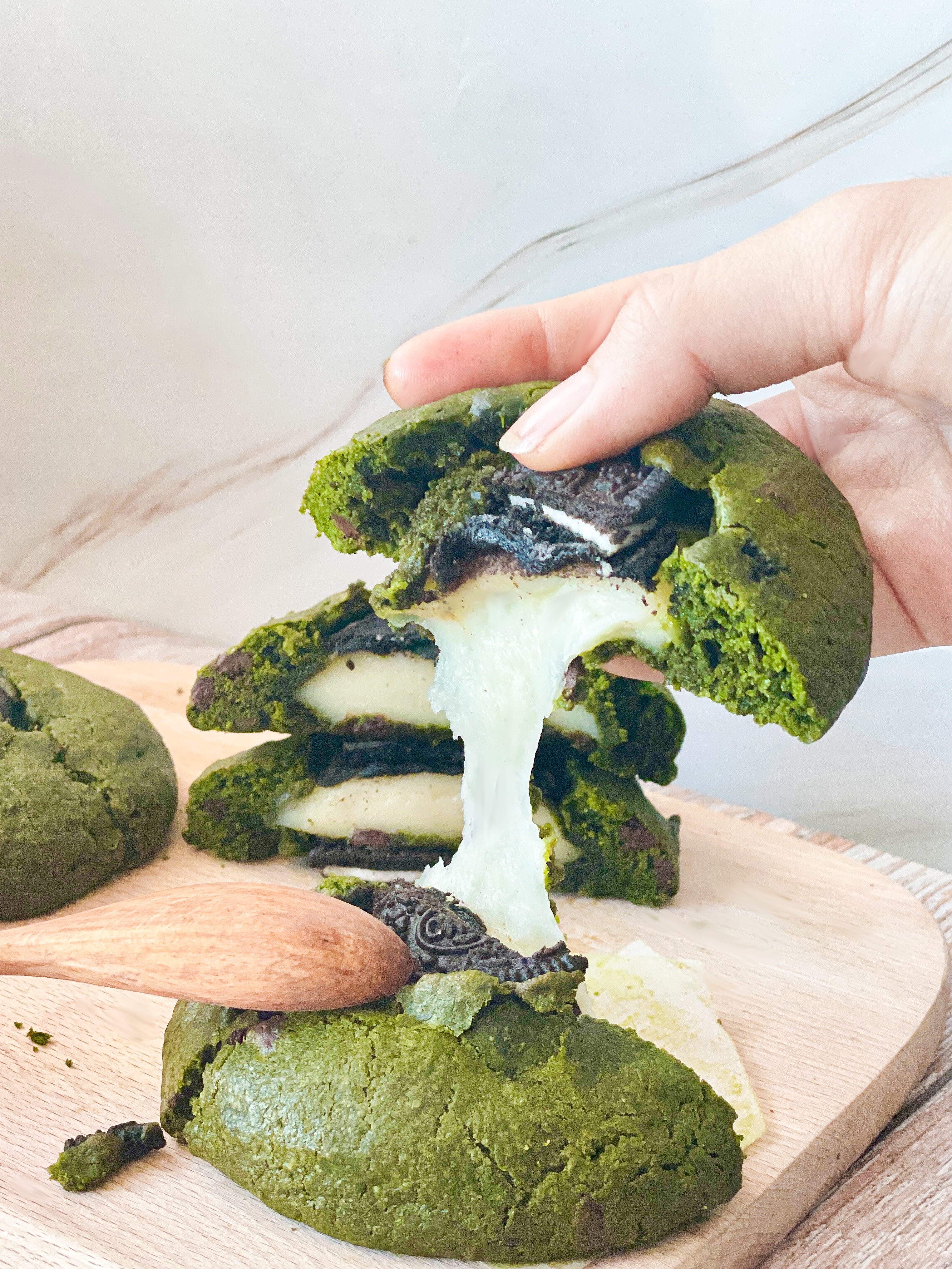 抹茶oreo麻薯軟曲奇