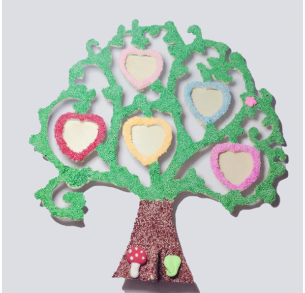 DIY愛心樹相框材料包 M2330