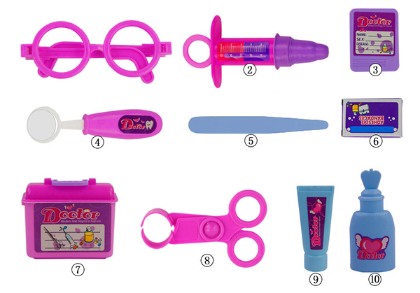 藥箱醫生聽診器套裝 3938