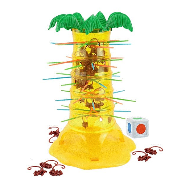 現貨區 翻斗抽籤猴子盒裝桌遊 707-7