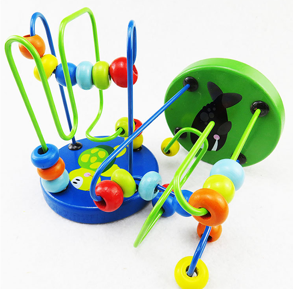 木制迷你小繞珠積木 19577