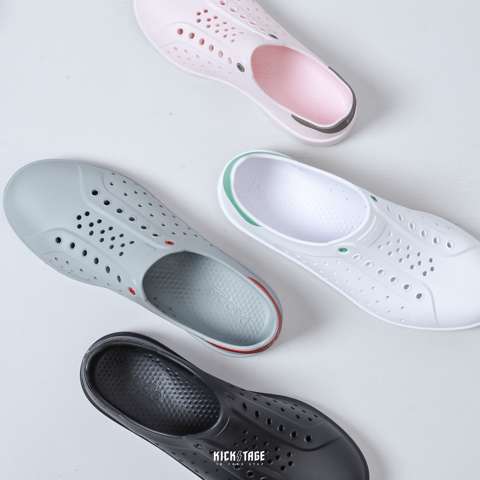 [售出無退換]男女鞋 PEOPLE FOOTWEAR THE ACE ADULT 黑色 白色 灰色 粉色 防水休閒鞋【NC22-002】