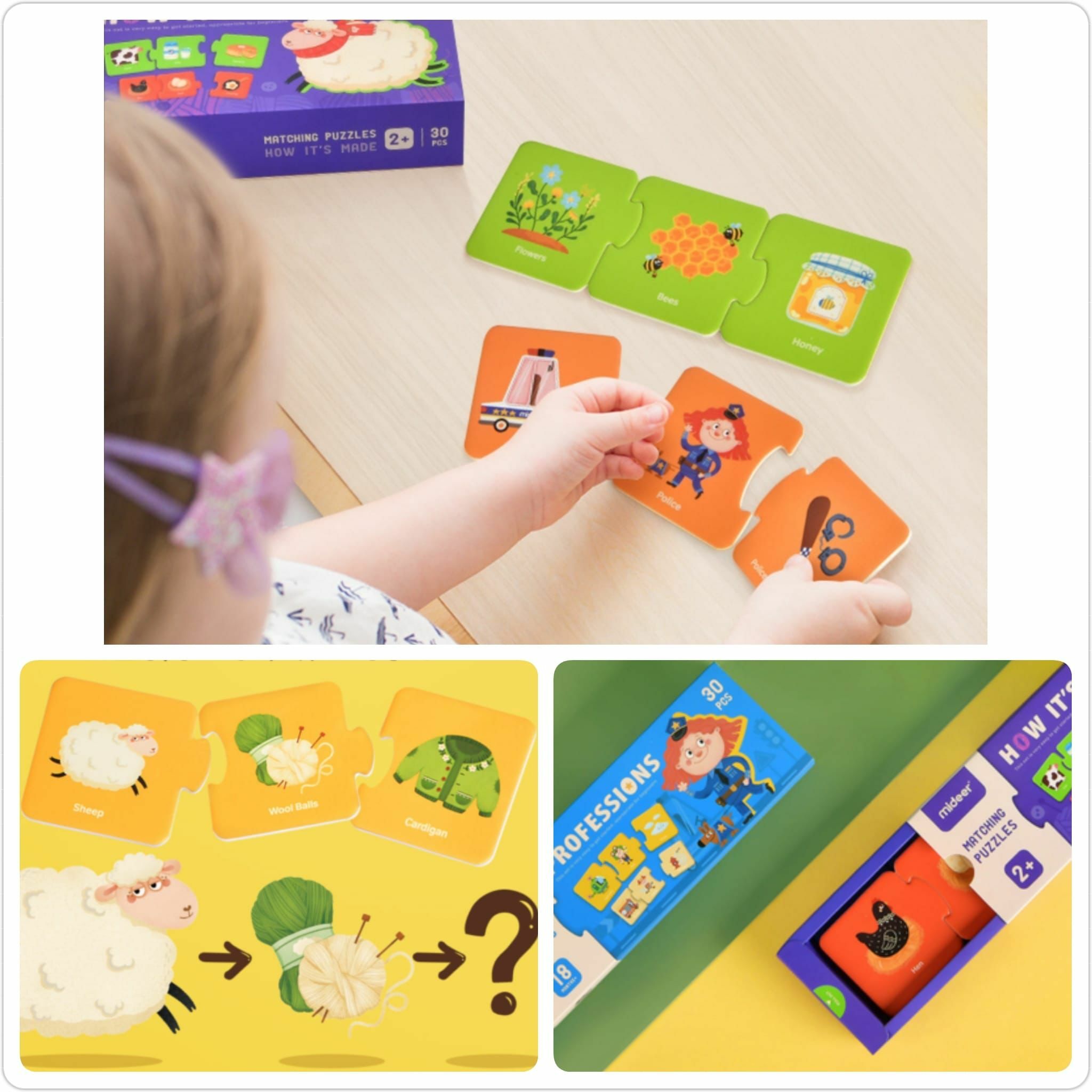 mideer 認知配對拼圖