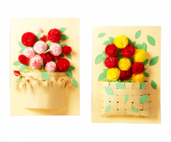 DIY立體編織盆栽賀卡材料包 M6264