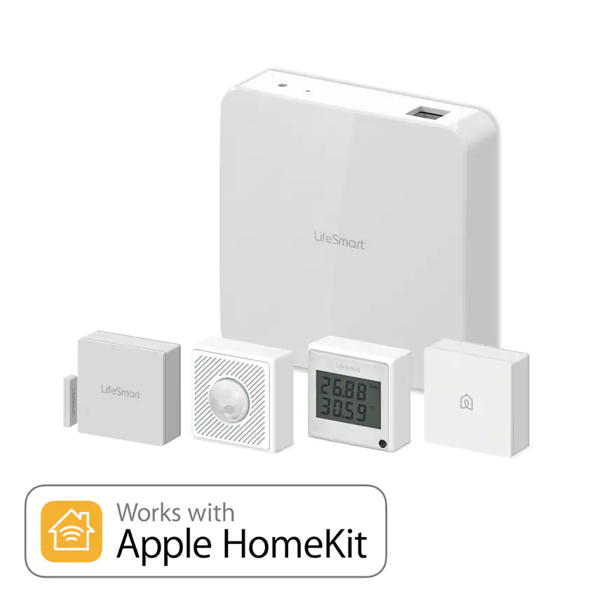 LifeSmart 智能家居入門套裝 (智慧中心、三款感應器及隨心開關)