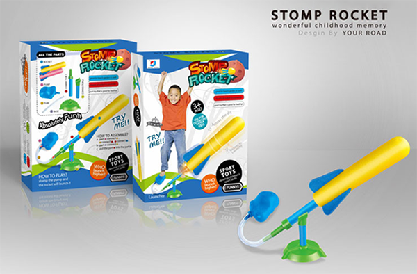 現貨區 EVA腳踏氣壓火箭 072-2