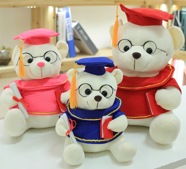 現貨區 18CM眼鏡小熊博士 C1663