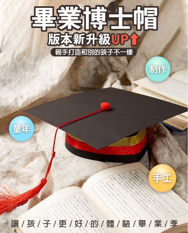 DIY畢業博士帽材料包 M1282