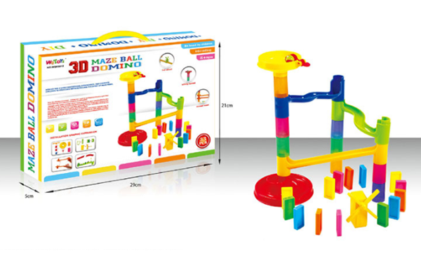 多米諾迷宮滾珠積木 WQ66012