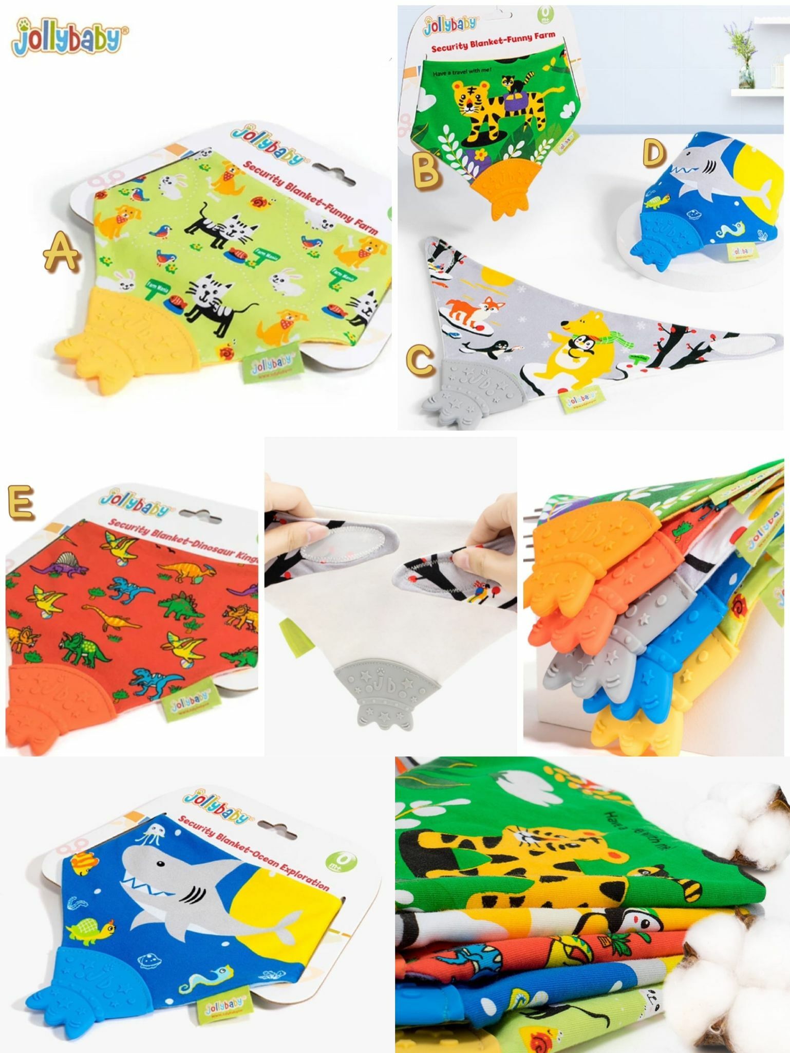 🔶Jollybaby牙膠囗水肩