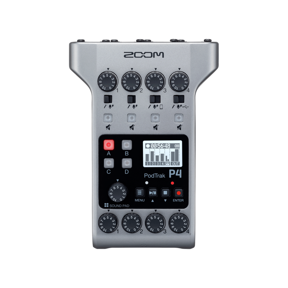 Zoom ZOOM PodTrack P4 手持錄音座 — 三峽錄音 / 音響｜YA! 玩音樂