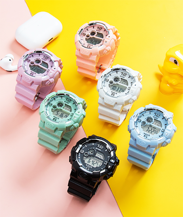 夜光防水電子手錶 W7039