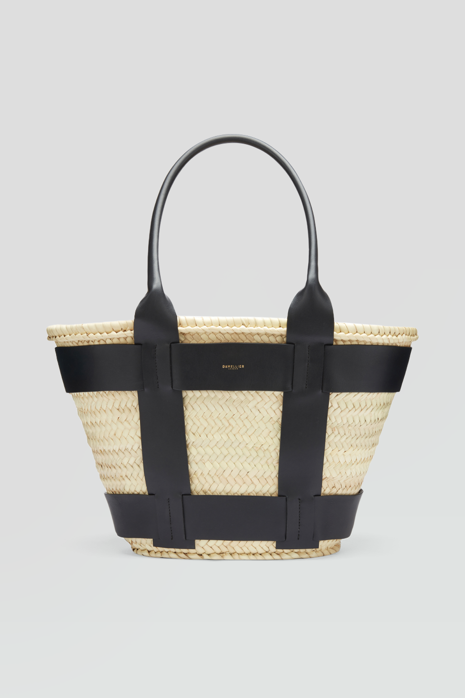 DeMellier｜SANTORINI 真皮藤編托特包
