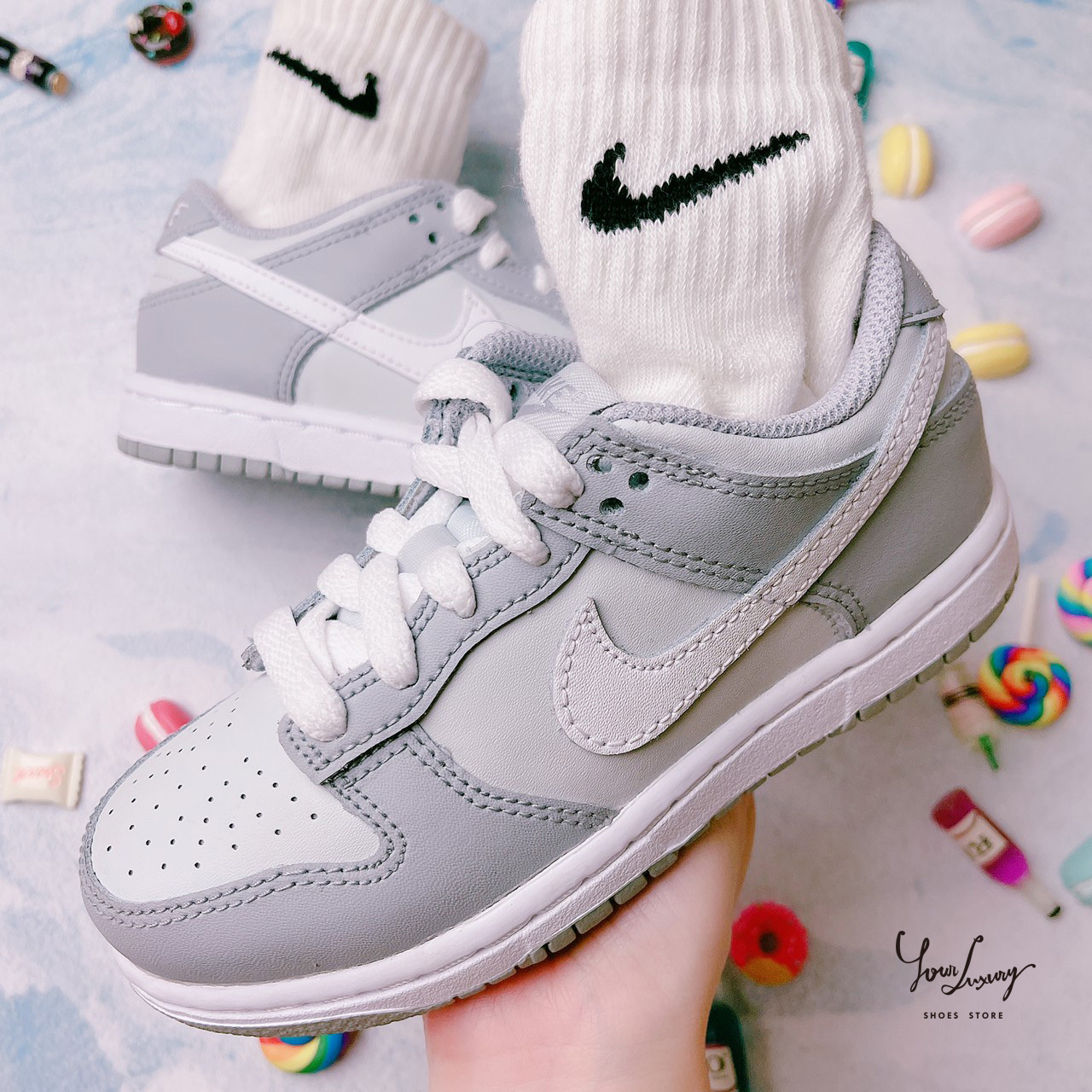 【Luxury】Nike Dunk Low Photon Dust 灰白 煙灰 2.0 親子款 男女款 板鞋 小DIOR 灰色 正品 低筒 休閒 DH9765-001