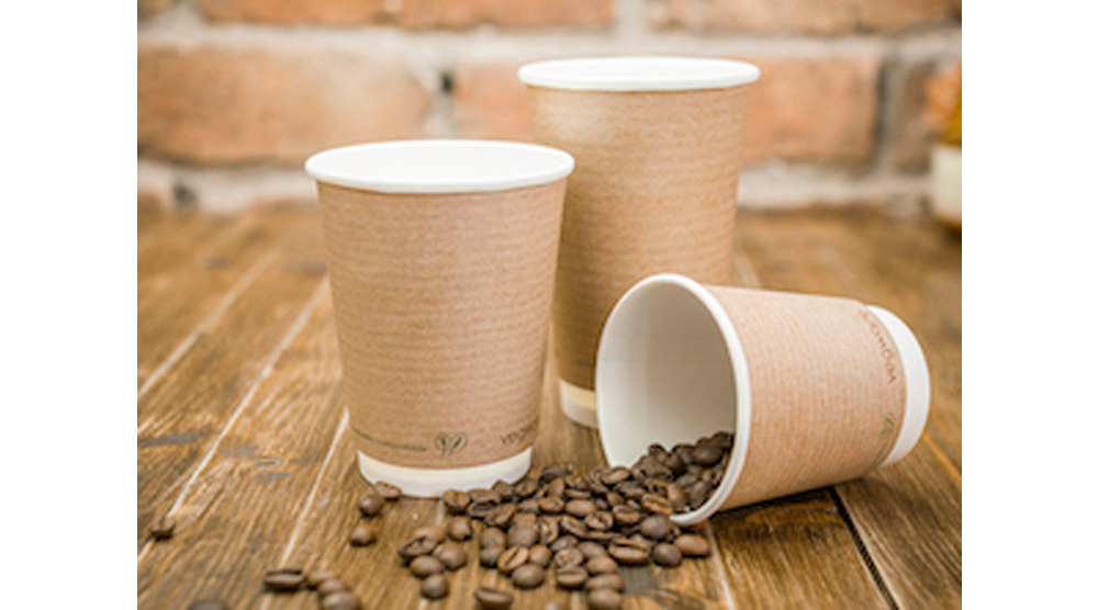 熱飲紙杯天然啡色 8 安士連隔熱層 25 隻