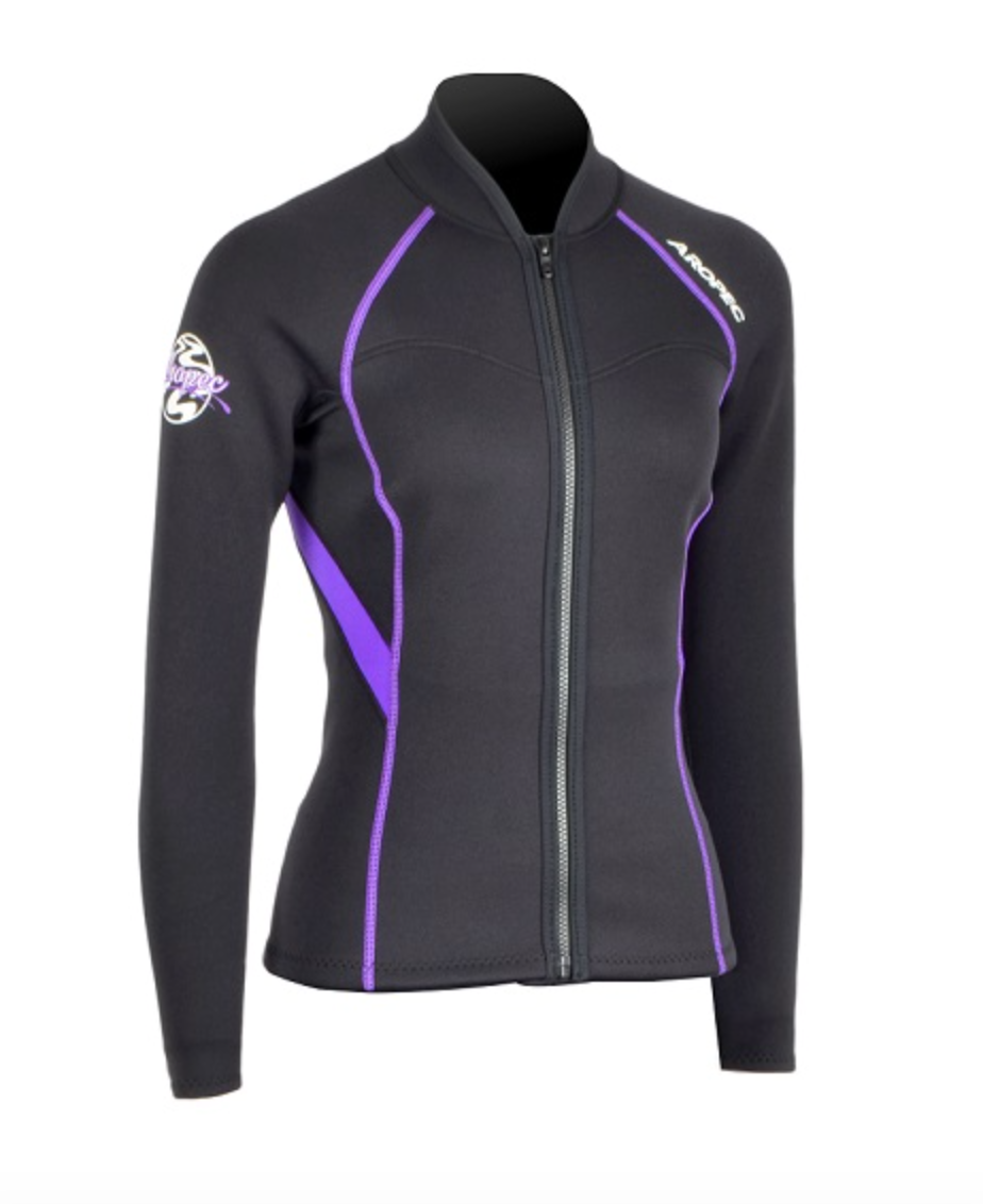 Aropec 女 1.5mm 防寒上衣 粉/紫 DS-7B139W＠