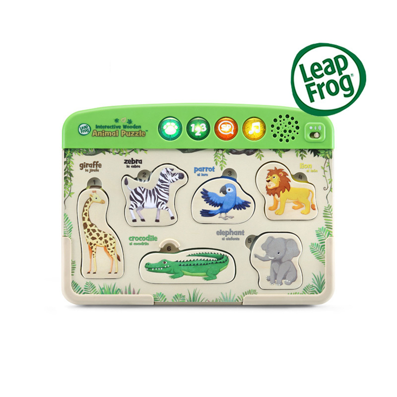 LeapFrog 跳跳蛙 木質動物拼圖