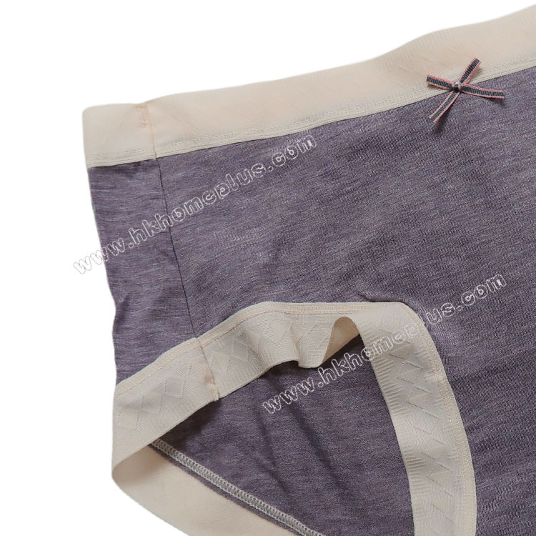 4條裝 UMARER: 女裝低腰彩紗素色內褲