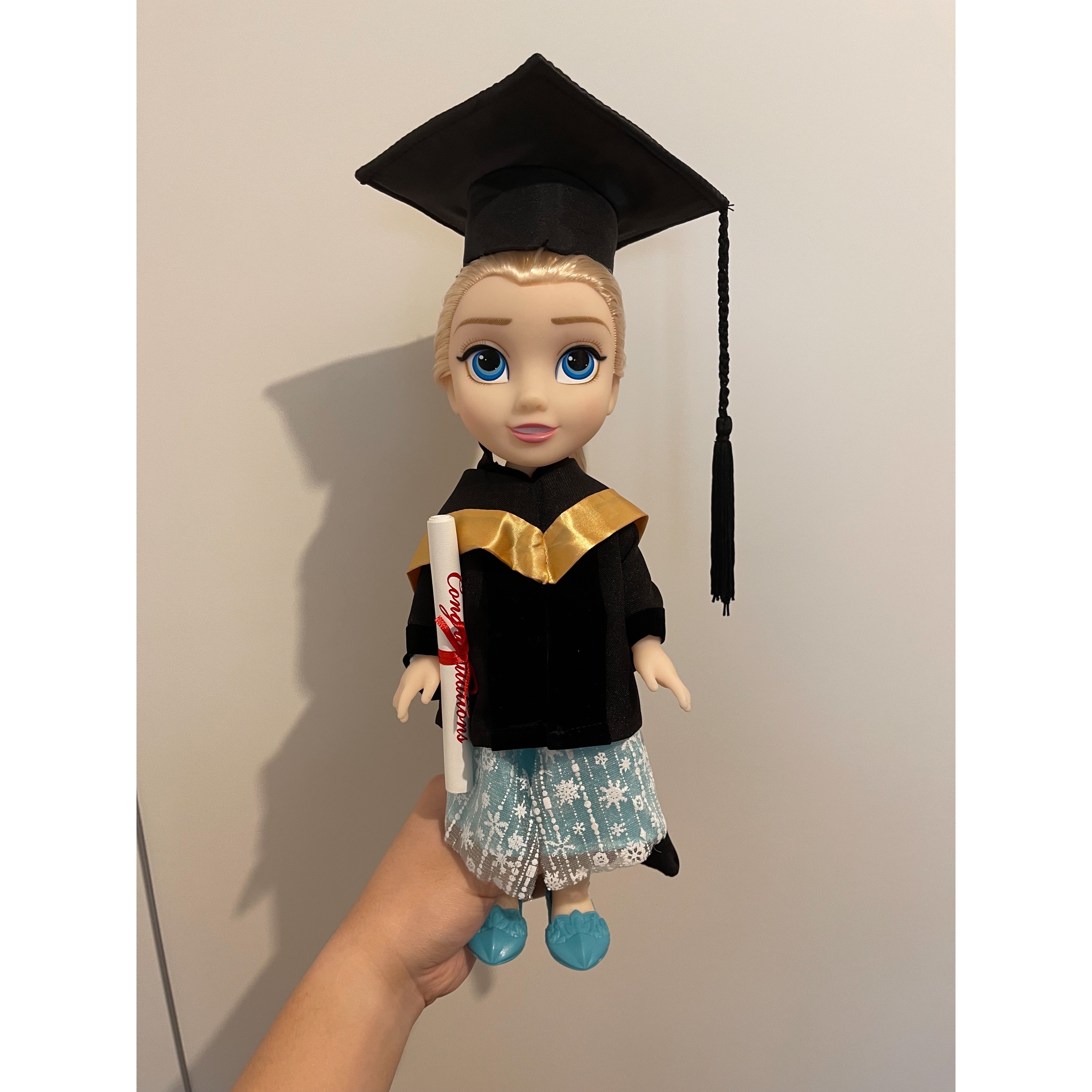 Disney-Elsa 畢業公仔