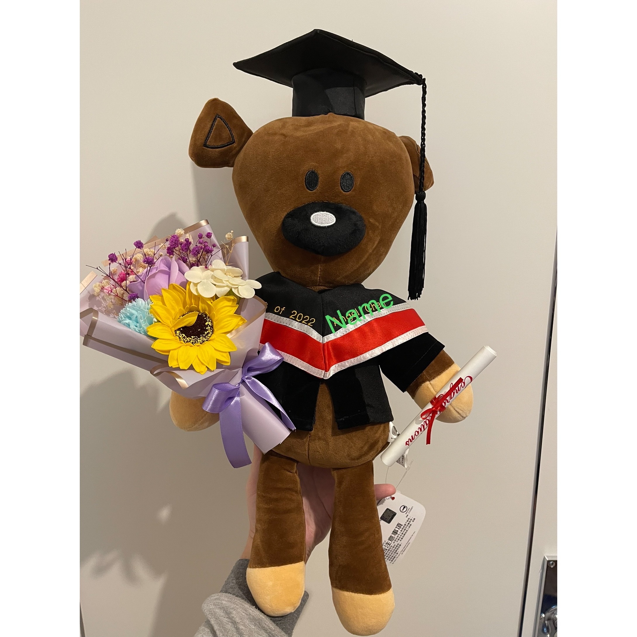 Mr.bean-Teddy 畢業公仔