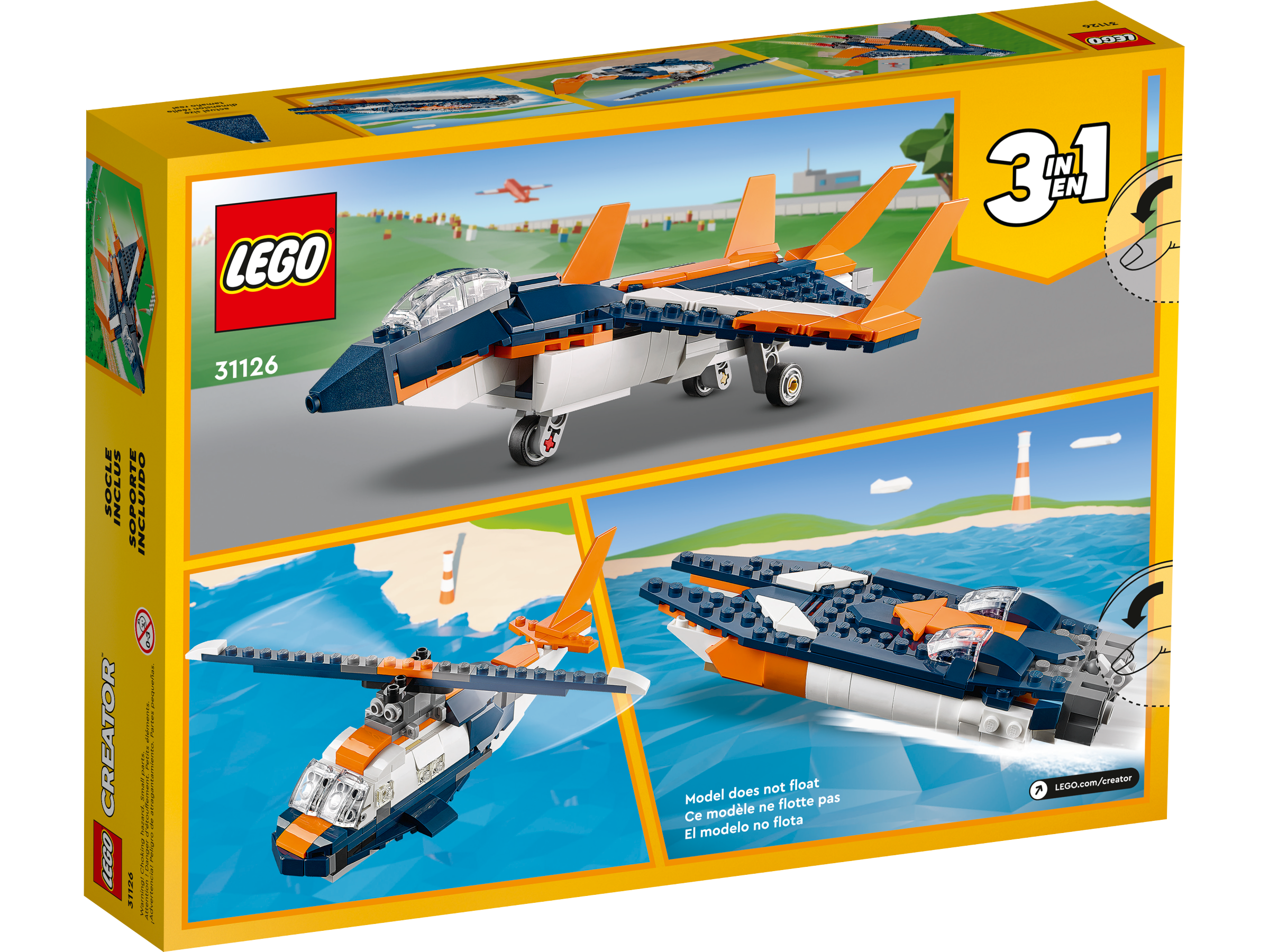 LEGO 31126 Supersonic-jet 超音速噴射機 (Creator 3in1)