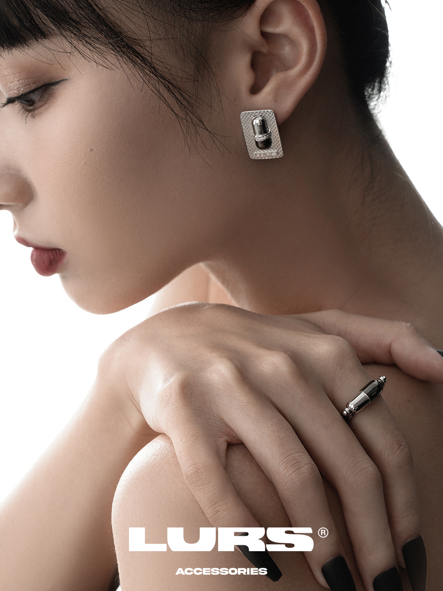 LURS 膠囊 切片 耳釘 耳環