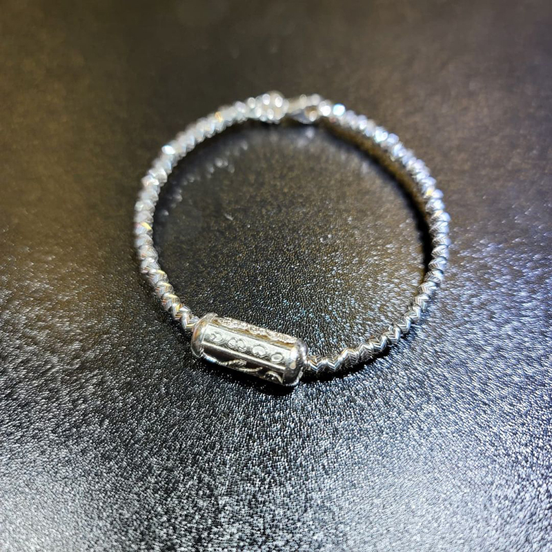 孔雀幸運符管.純銀版