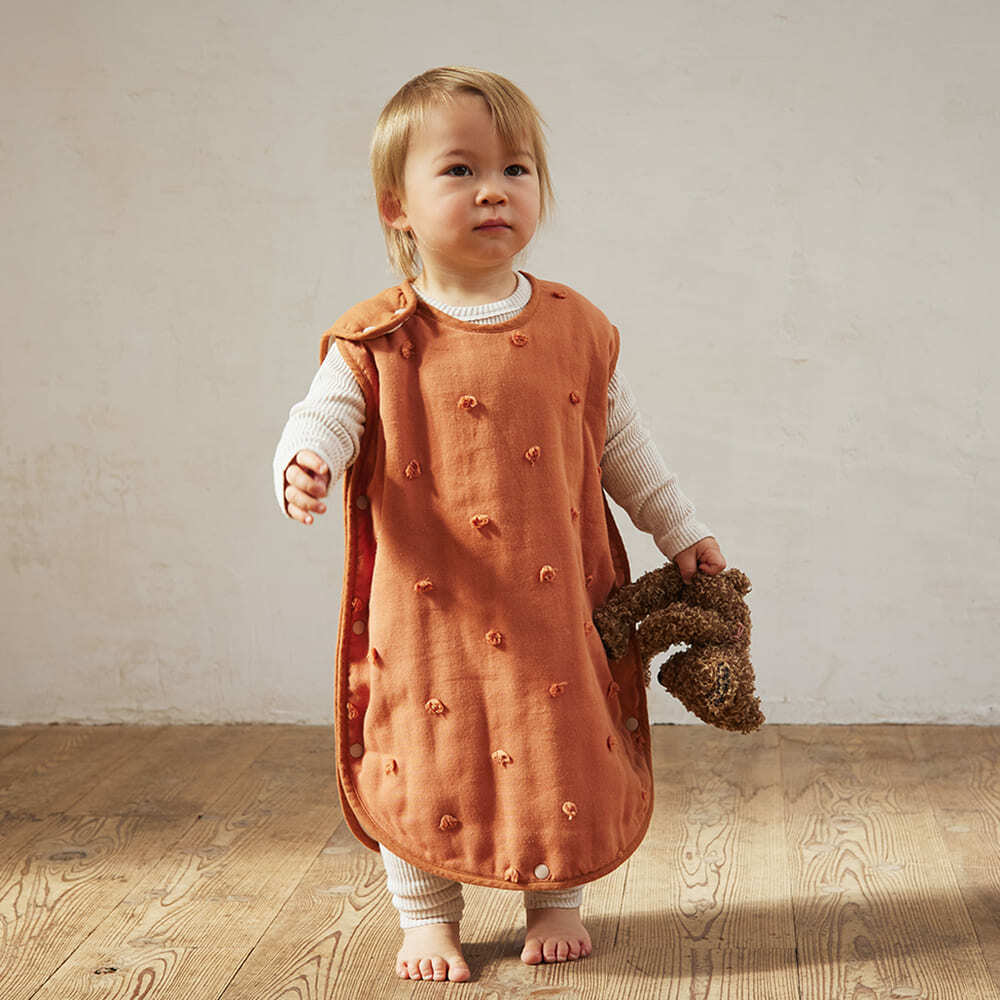 [日本製造🇯🇵Made in Japan] BOBO Terra Sleeper Baby size Fukufuku gauze 6 layers gauze 六重紗防踢睡袋