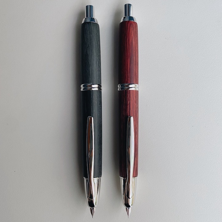 Pilot Capless 18K尖  木軸筆桿 按壓式鋼筆 ｜日本 百樂