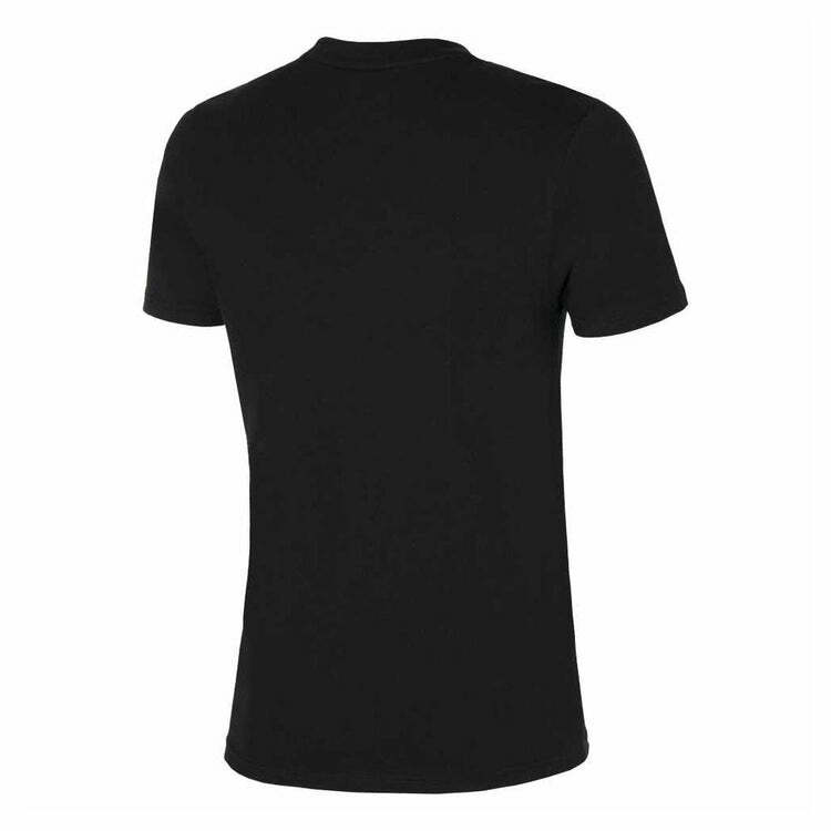 MIZUNO  男裝運動綿TEE  黑色