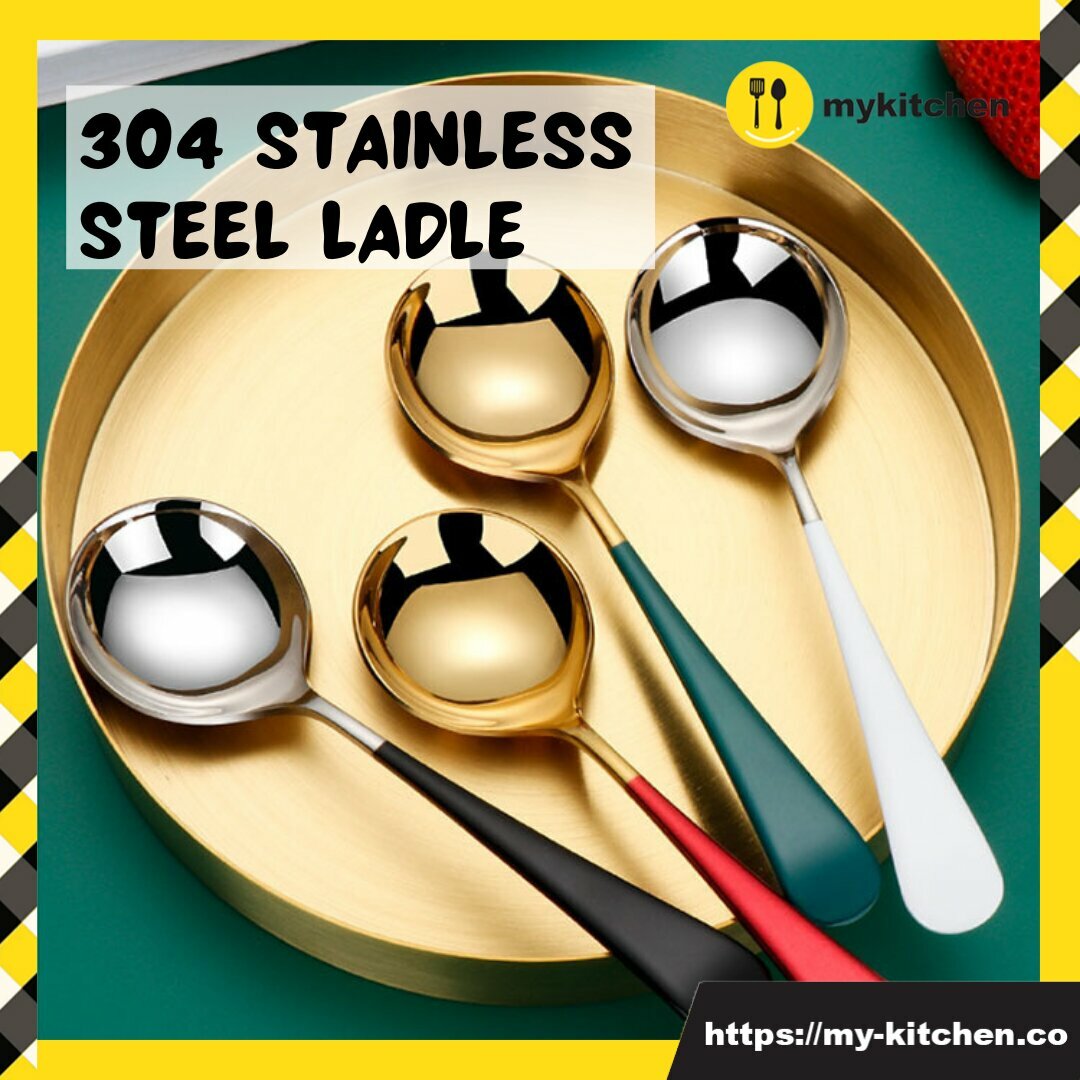 MY KITCHEN 304 Stainless Steel Ladle Soup Ladle Utend   Original 