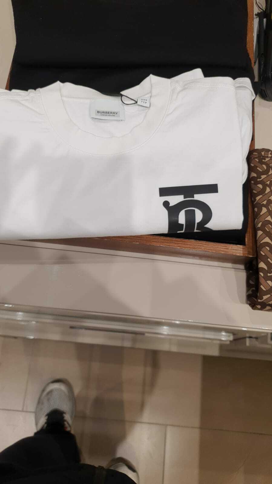 [E] BURBERRY W ATHERTON TB LONG SLEEVE TEE,WHITE, 80243411007 (EB96)