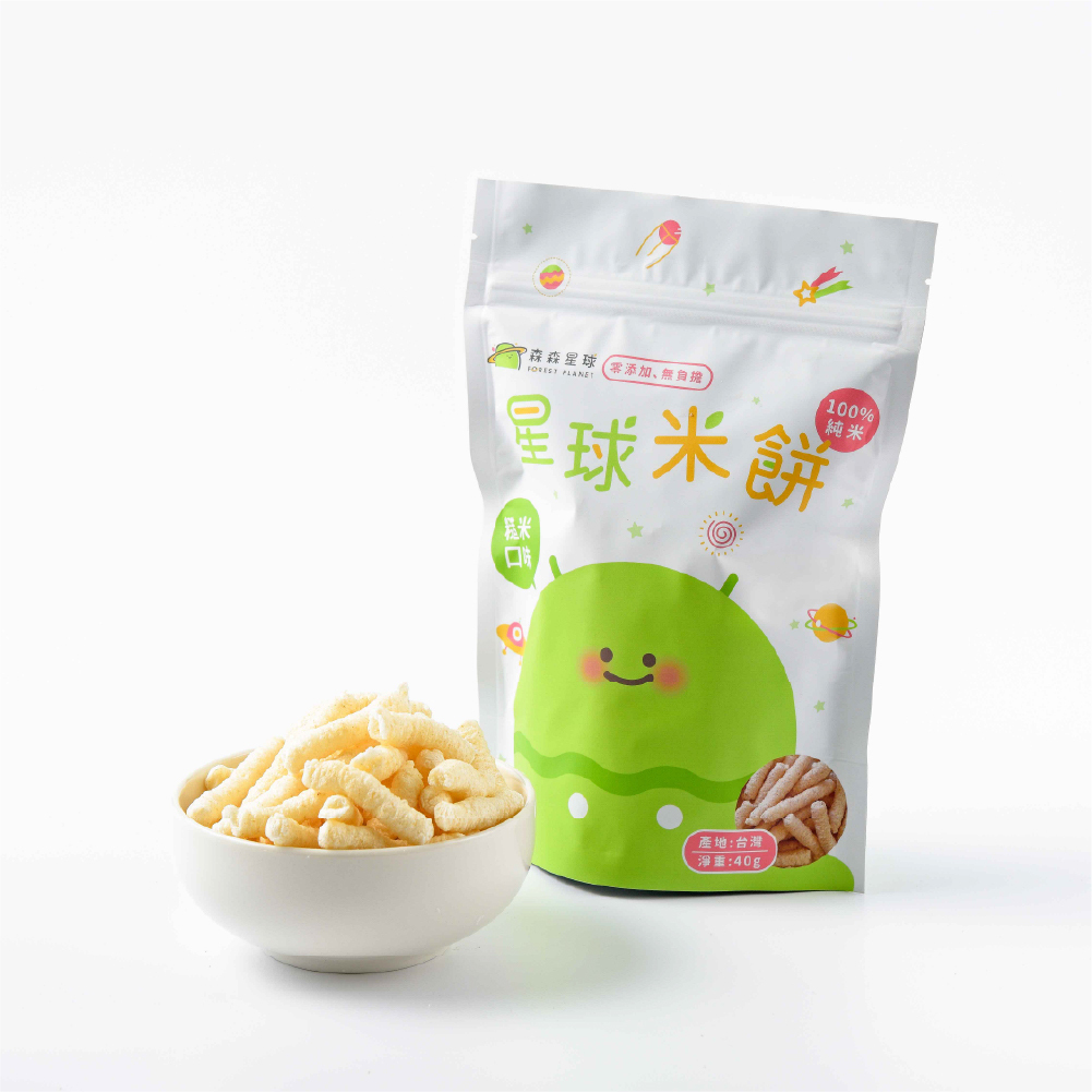 星球寶寶米餅｜糙米口味｜適合6個月以上｜單包入