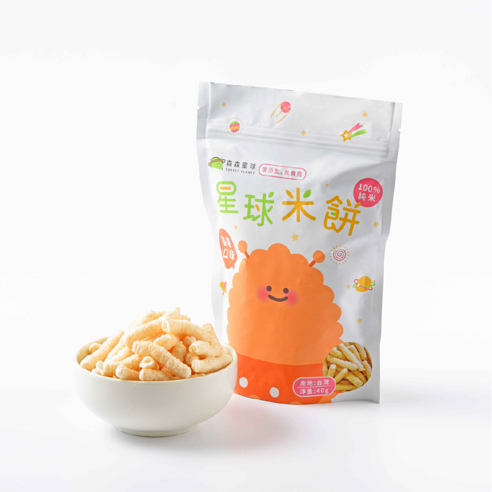 星球寶寶米餅｜蕃薯口味｜適合6個月以上｜單包入