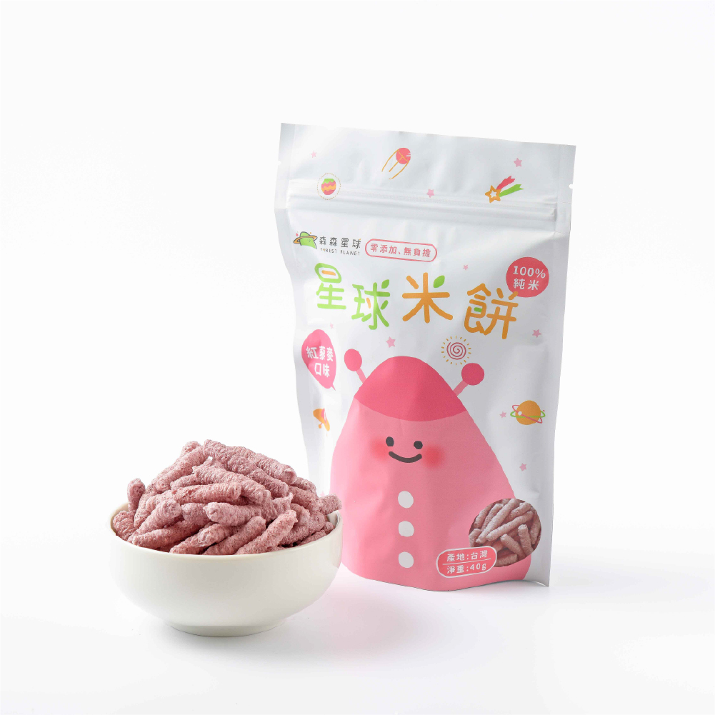 星球寶寶米餅｜紅藜麥口味｜適合6個月以上｜單包入