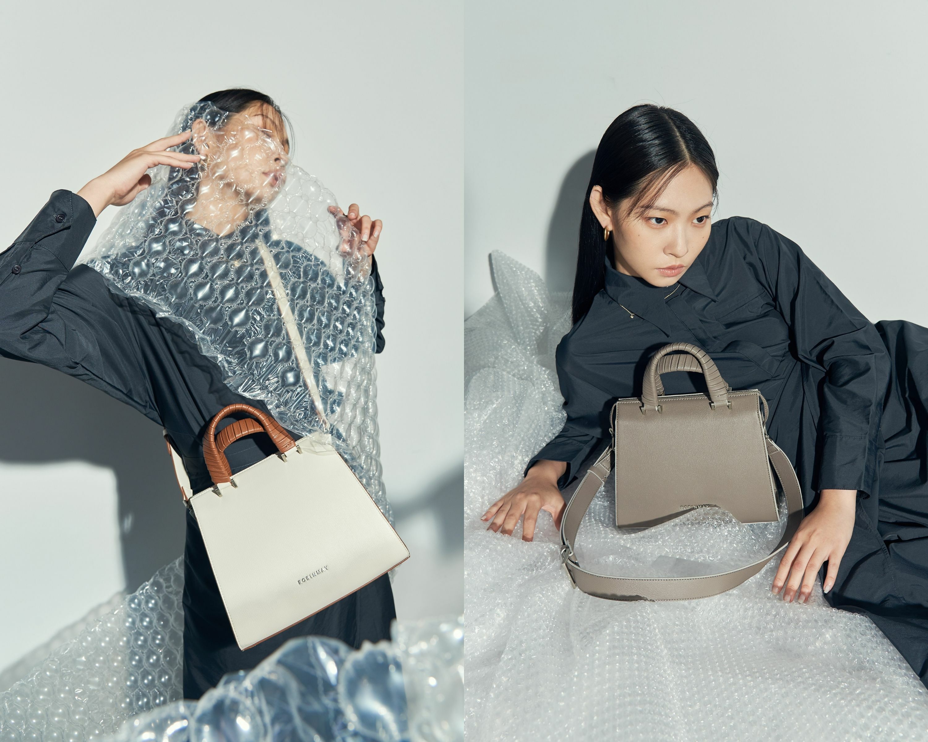 永夜流星手提包，附上兩種背帶，依照不同場合搭配造型。