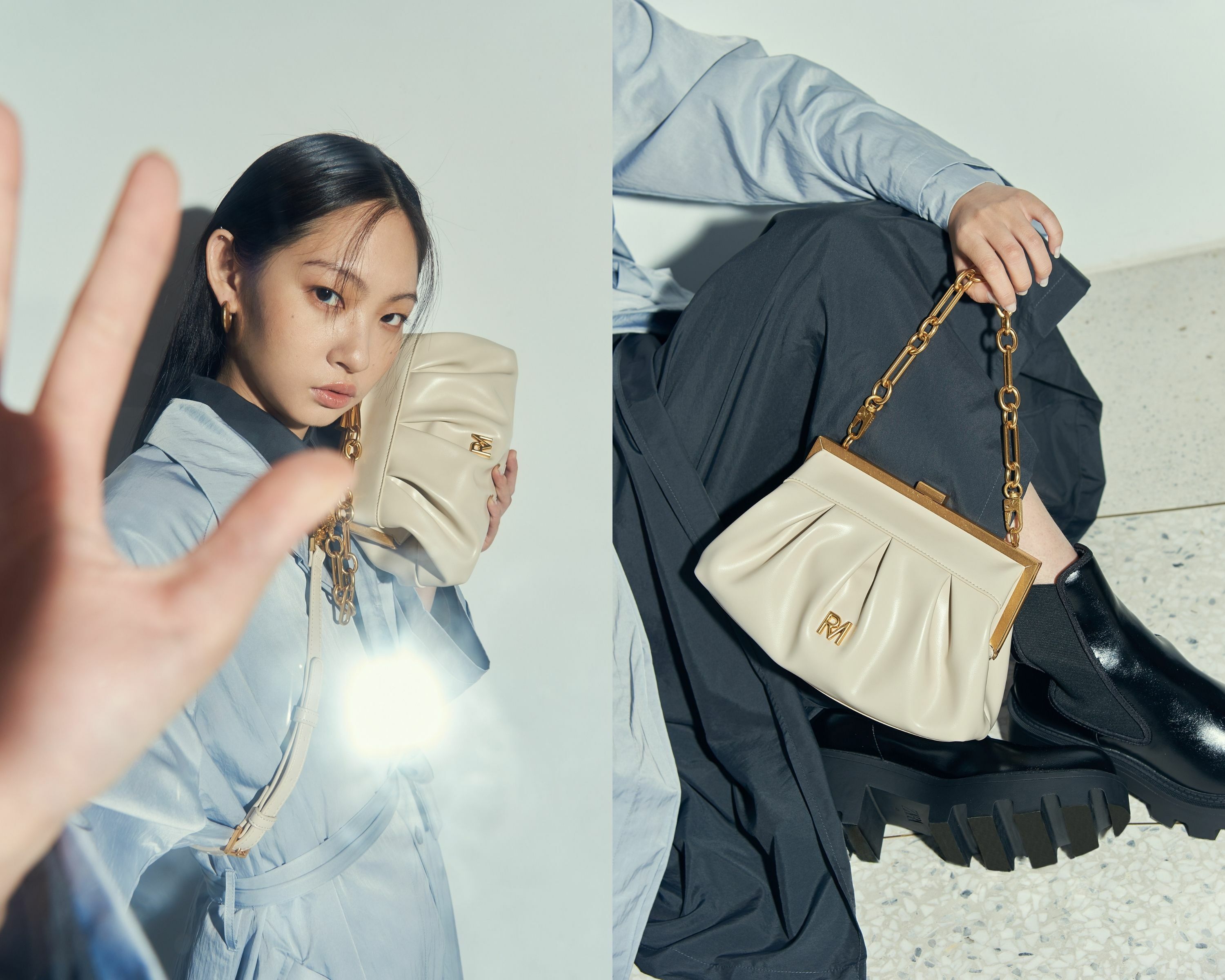 莫拉雲朵夾子包：輕奢風的小清新